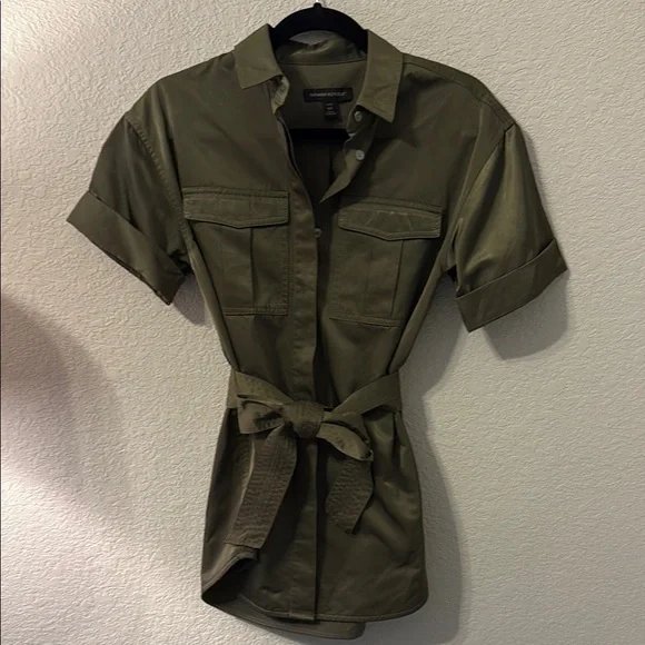 Banana Republic | Tops | Banana Republic Olive Green Shirt Dress | Poshmark Banana Republic | Tops | Banana Republic Olive Green Shirt Dress | Poshmark